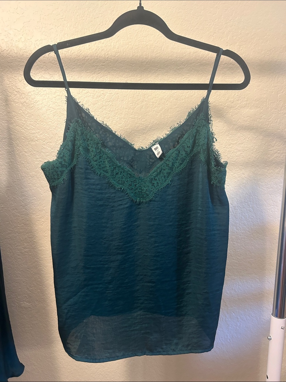 bp Teal Lace Trim Camisole